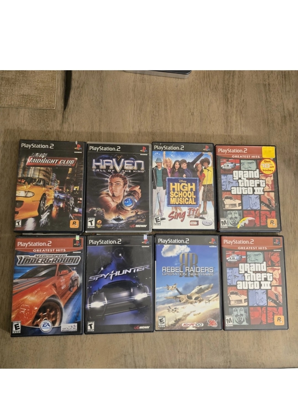 Lot Of 8 PS2 Games/ Pre-owned